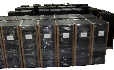 Staged Data Cabinets ready for shipment